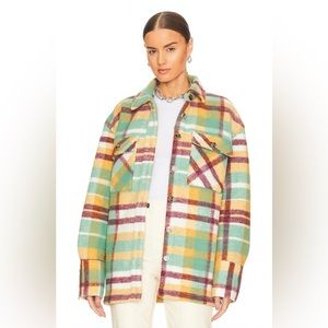 REVOLVE Simon Miller Plaid Orgi Shacket size XS ✨ brand new with tags!!